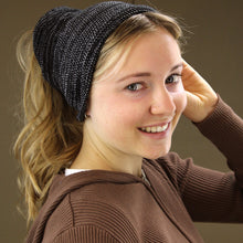 Load image into Gallery viewer, Extra Wide Nepalese Headband -Black and White

