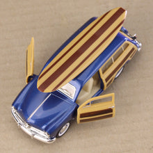 Load image into Gallery viewer, 1949 Ford Woody Wagon with Surfboard Metallic Blue
