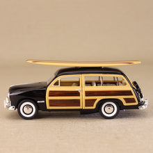 Load image into Gallery viewer, 1949 Ford Woody Wagon with Surfboard Black
