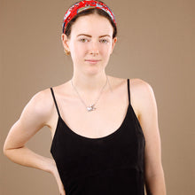 Load image into Gallery viewer, Floral Vintage Headband Durag - Red
