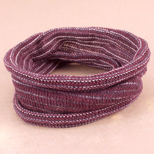Load image into Gallery viewer, Wide Nepalese Headband - Maroon
