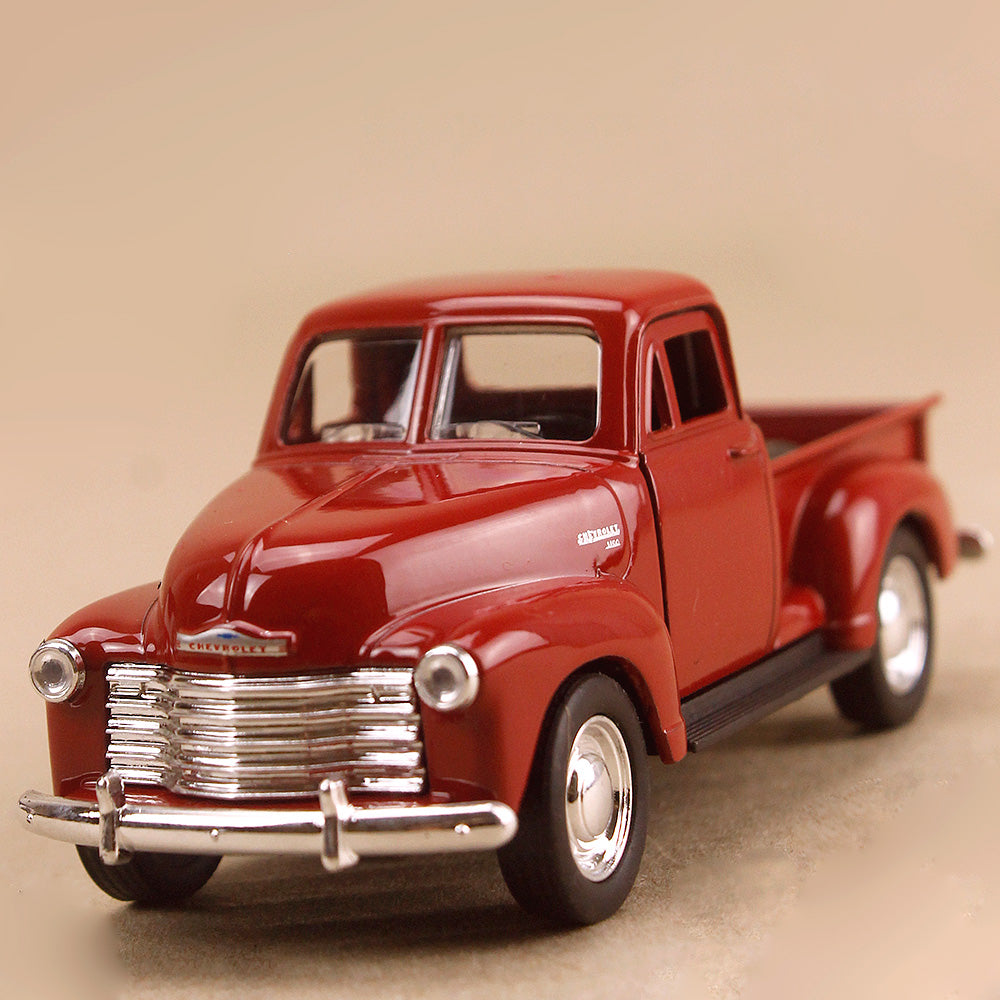 Model Car Chevrolet 1953 Pick Up 3100 Red