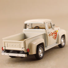 Load image into Gallery viewer, 1956 Ford F-100 Pickup Ute - Cream w Red Flames
