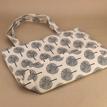Load image into Gallery viewer, Large Tree Print Tote Shoulder Bag - Cream
