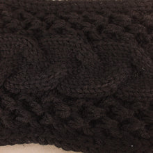 Load image into Gallery viewer, Knitted Extra Wide Headband - Black
