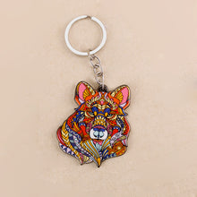Load image into Gallery viewer, Wolf Keyring
