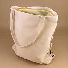 Load image into Gallery viewer, Big Tapestry Style Tote Bag - Red Owl

